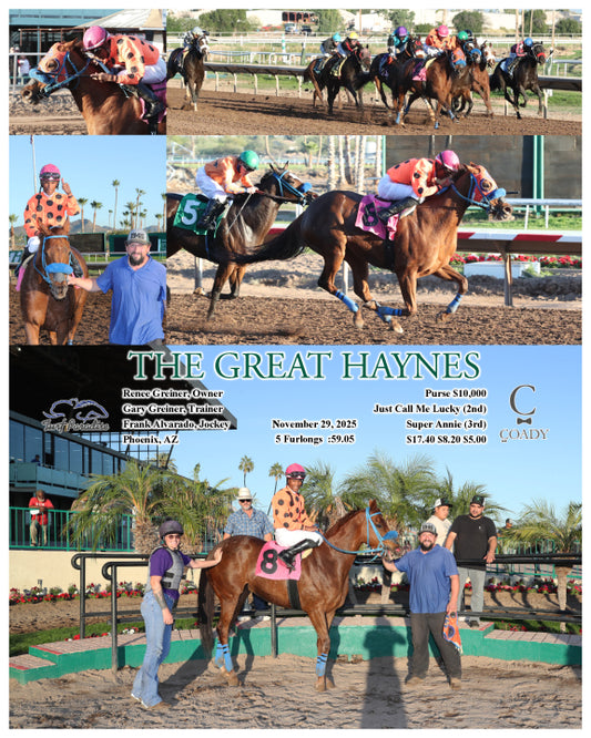 THE GREAT HAYNES - 11-29-25 - R10 - TUP