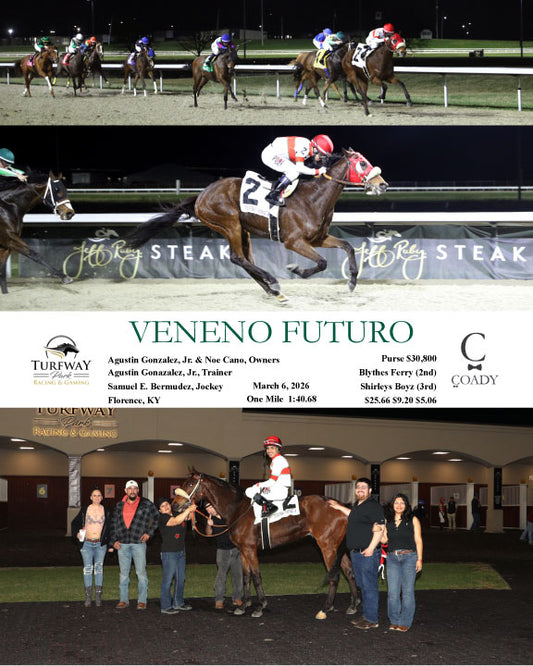 VENENO FUTURO - 030626 - Race 10 - TP - Coady Media - Kurtis Coady Photography