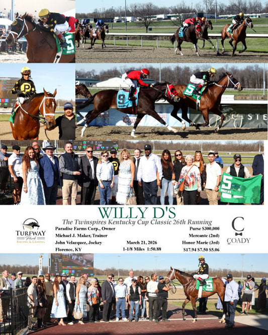 WILLY D'S - Twinspires Kentucky Cup Classic - 26th Running - 03-21-26 - R10 - TP - Coady Media - Kurtis Coady Photography