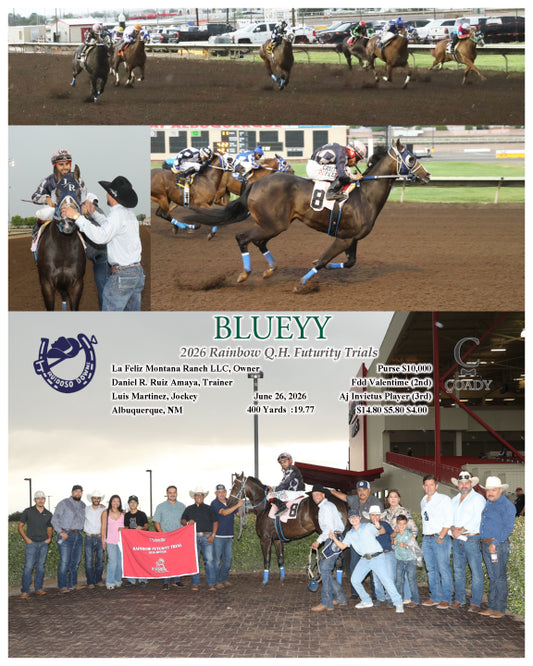 BLUEYY - 2026 Rainbow Q.H. Futurity Trials - 06-26-26 - R11 - RUI