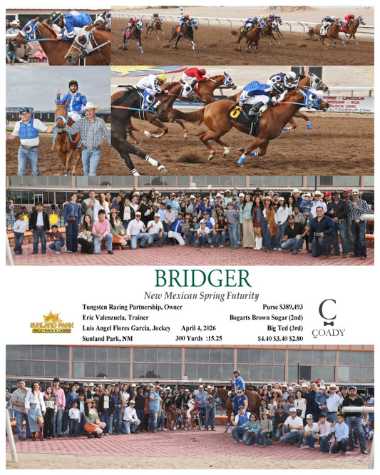 BRIDGER - New Mexican Spring Futurity - 04-04-26 - R11 - SUN - Coady Media - Kurtis Coady Photography
