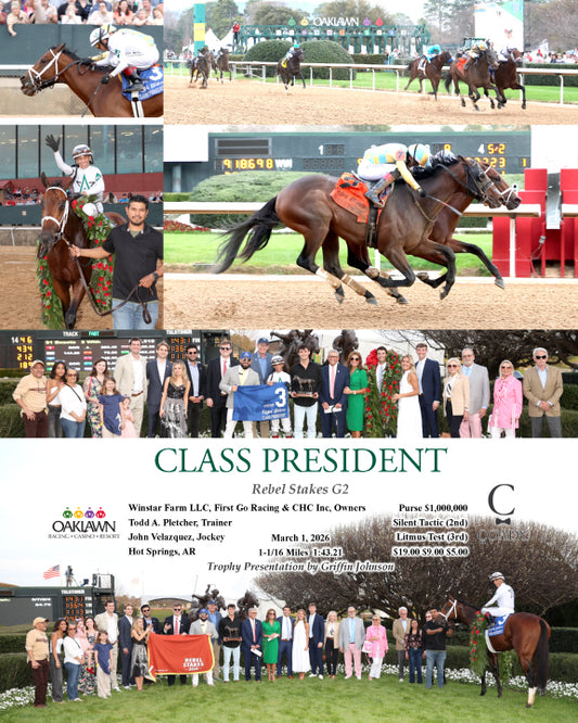 CLASS PRESIDENT - Rebel Stakes G2 - 03-01-26 - R11 - OP - Coady Media - Kurtis Coady Photography