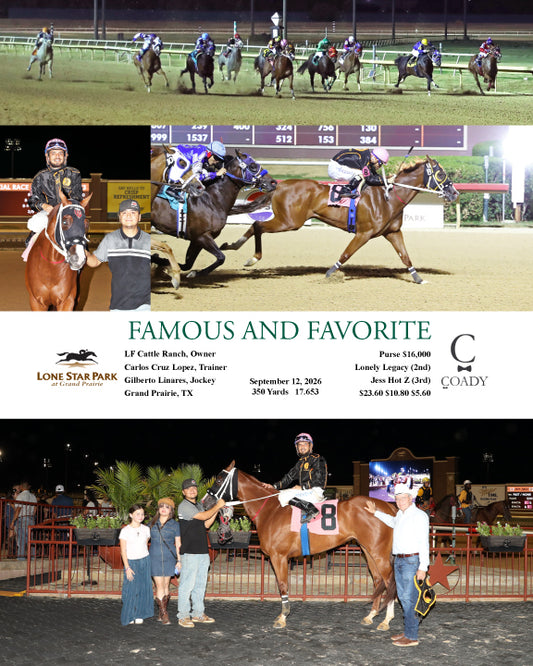 FAMOUS AND FAVORITE - 09-12-26 - R11 - LSP