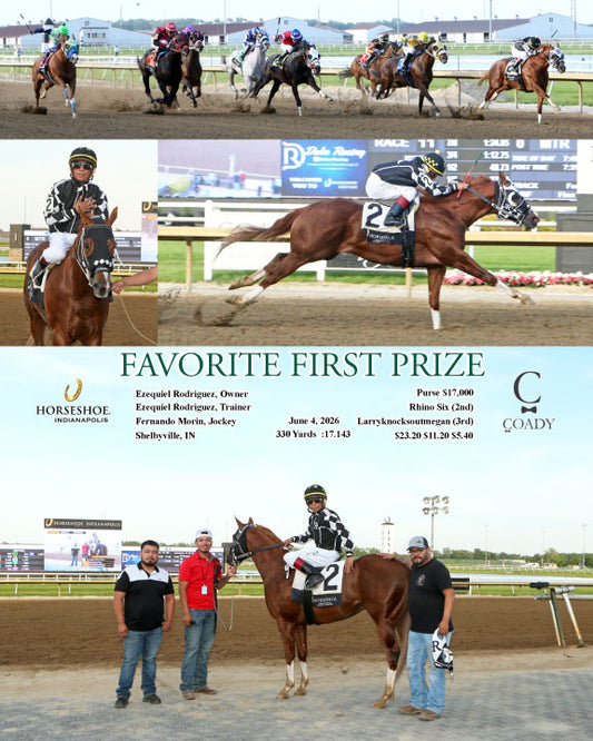 FAVORITE FIRST PRIZE - 06-04-26 - R11 - IND
