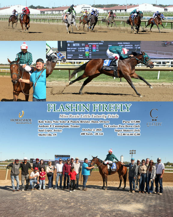 FLASHIN FIREFLY - Miss Roxie Little Futurity Trials - 10-03-26 - R11 - IND