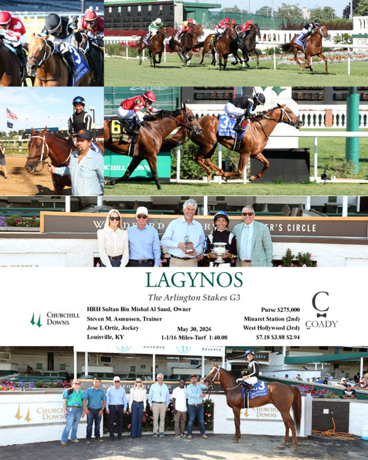 LAGYNOS - The Arlington Stakes G3 - 05-30-26 - R11 - CD