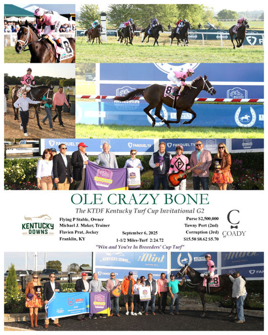 OLE CRAZY BONE - The KTDF Kentucky Turf Cup Invitational G2 - 09-06-25 - R11 - KD