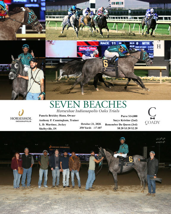 SEVEN BEACHES - Horseshoe Indianapolis Oaks Trials - 10-21-26 - R11 - IND - Coady Media - Kurtis Coady Photography