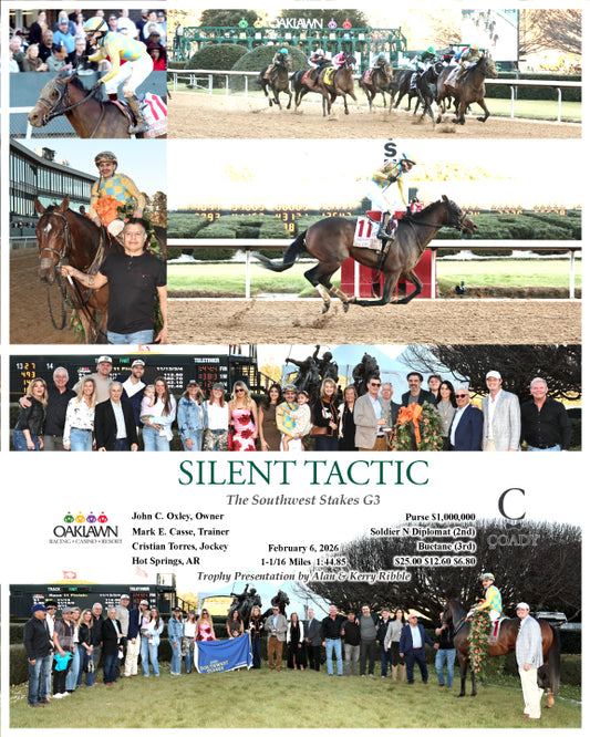 SILENT TACTIC - The Southwest Stakes G3 - 02-06-26 - R11 - OP - Coady Media - Kurtis Coady Photography