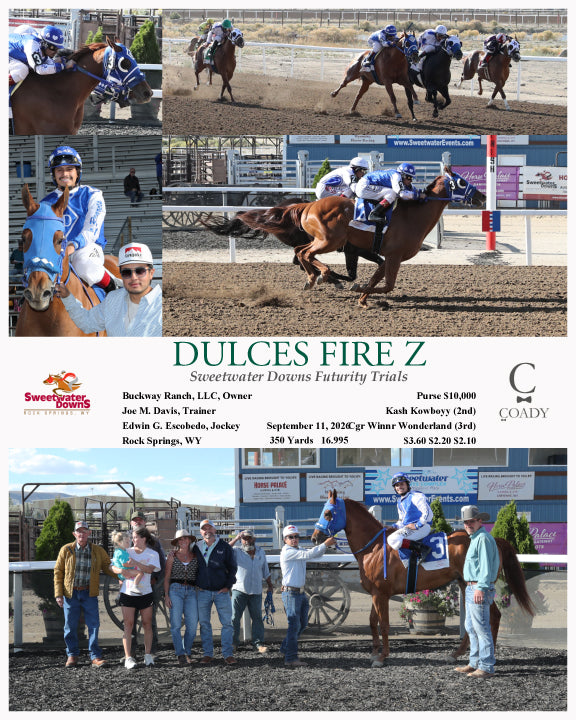 DULCES FIRE Z - Sweetwater Downs Futurity Trials - 09-11-26 - R11 - SWF