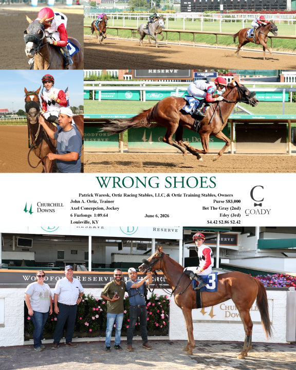 WRONG SHOES - 060626 - Race 11 - CD