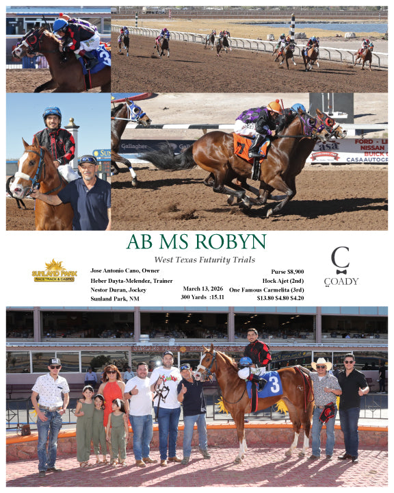 AB MS ROBYN - West Texas Futurity Trials - 03-13-26 - R12 - SUN - Coady Media - Kurtis Coady Photography