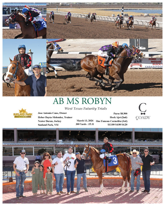 AB MS ROBYN - West Texas Futurity Trials - 03-13-26 - R12 - SUN - Coady Media - Kurtis Coady Photography