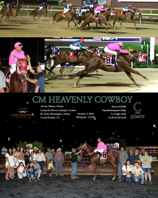 CM HEAVENLY COWBOY - 10-03-26 - R12 - LS - Coady Media - Kurtis Coady Photography