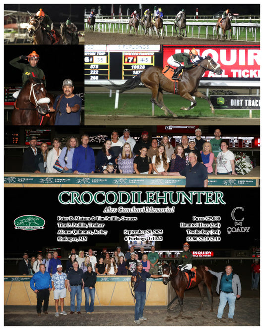 CROCODILEHUNTER - Alex Canchari Memorial - 09-20-25 - R12 - CBY