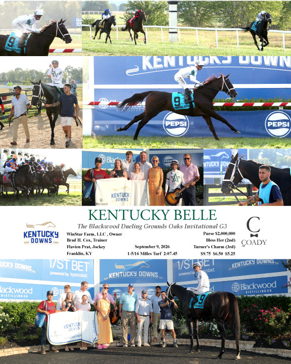 KENTUCKY BELLE - 090926 - Race 12 - KD