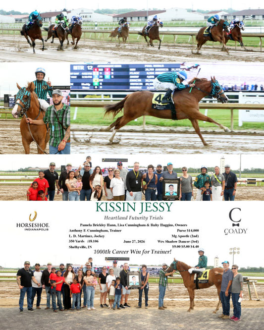 KISSIN JESSY - Heartland Futurity Trials - 06-27-26 - R12 - IND