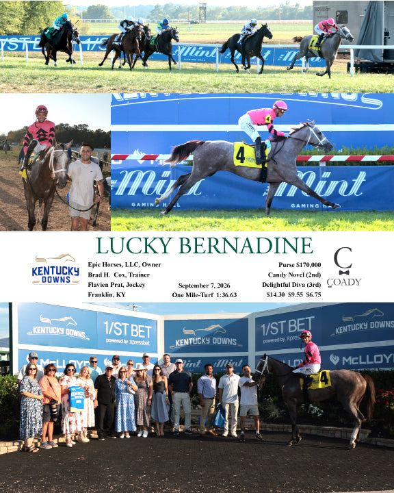 LUCKY BERNADINE - 090726 - Race 12 - KD