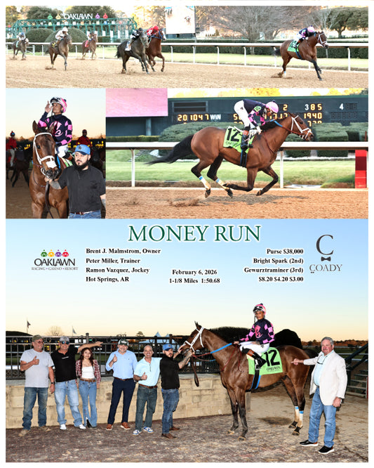 MONEY RUN -   - 02-06-26 - R12 - OP - Coady Media - Kurtis Coady Photography