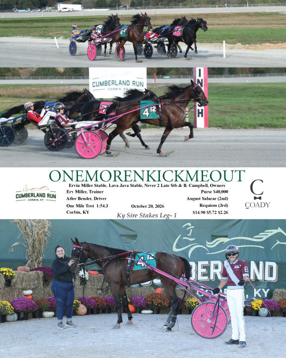 ONEMORENKICKMEOUT - Ky Sire Stakes Leg- 1 - 10-20-26 - R12 - CLR - Coady Media - Kurtis Coady Photography