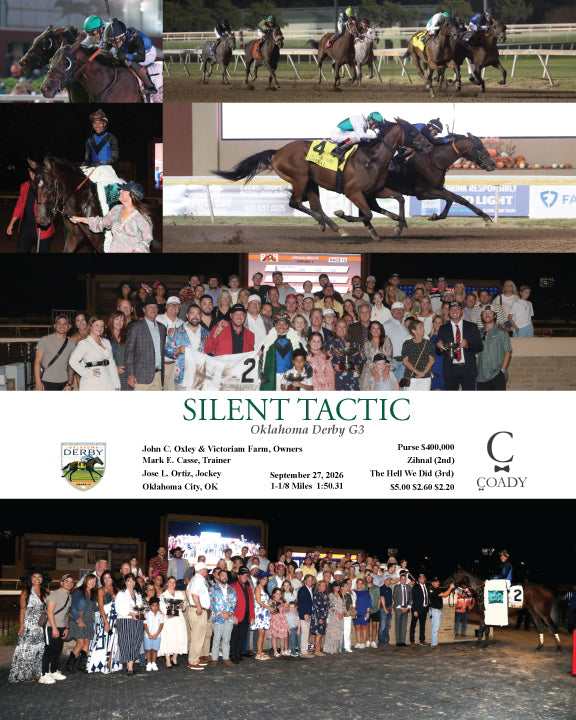 SILENT TACTIC - Oklahoma Derby G3 - 09-27-26 - R12 - RP