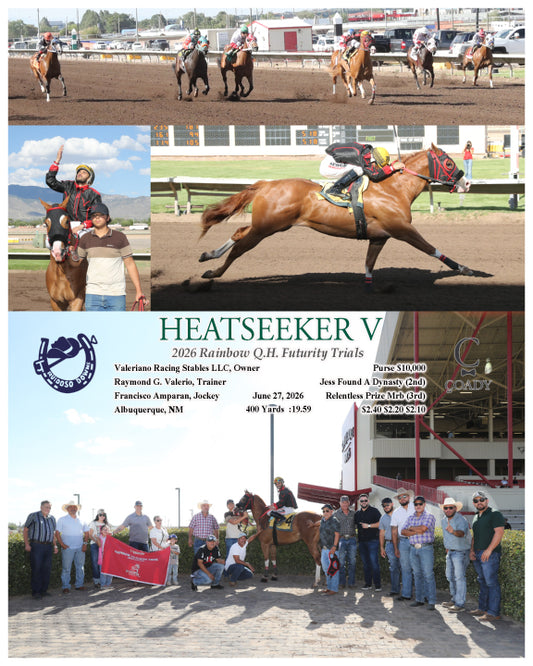 HEATSEEKER V - 2026 Rainbow Q.H. Futurity Trials - 06-27-26 - R13 - RUI