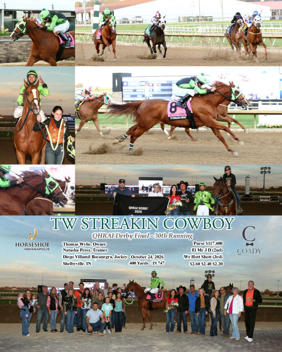 TW STREAKIN COWBOY - QHRAI Derby Final - 30th Running - 10-24-26 - R13 - IND - Coady Media - Kurtis Coady Photography