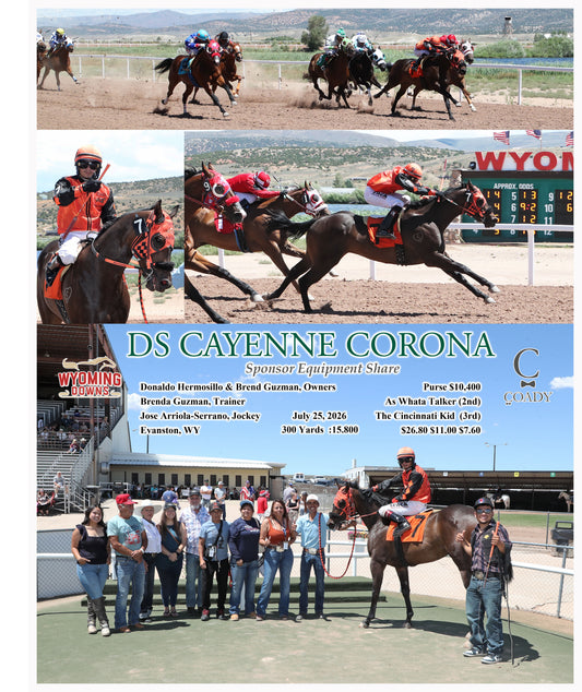 DS CAYENNE CORONA - Sponsor Equipment Share - 07-25-26 - R01 - WYO