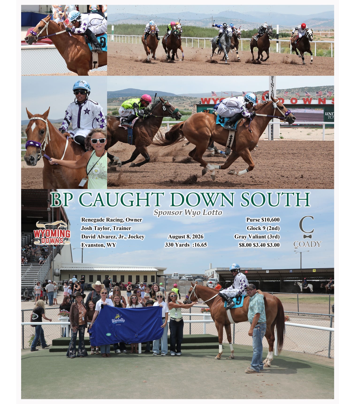 BP CAUGHT DOWN SOUTH - Sponsor Wyo Lotto - 08-08-26 - R02 - WYO