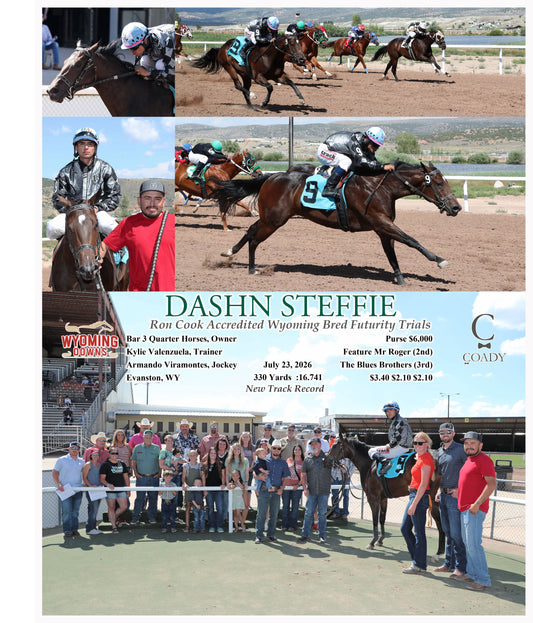 DASHN STEFFIE - Ron Cook Accredited Wyoming Bred Futurity Trials - 07-23-26 - R03 - WYO