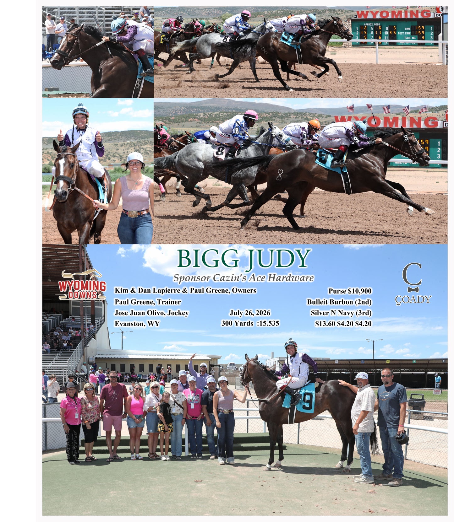 BIGG JUDY - Sponsor Cazin's Ace Hardware - 07-26-26 - R03 - WYO
