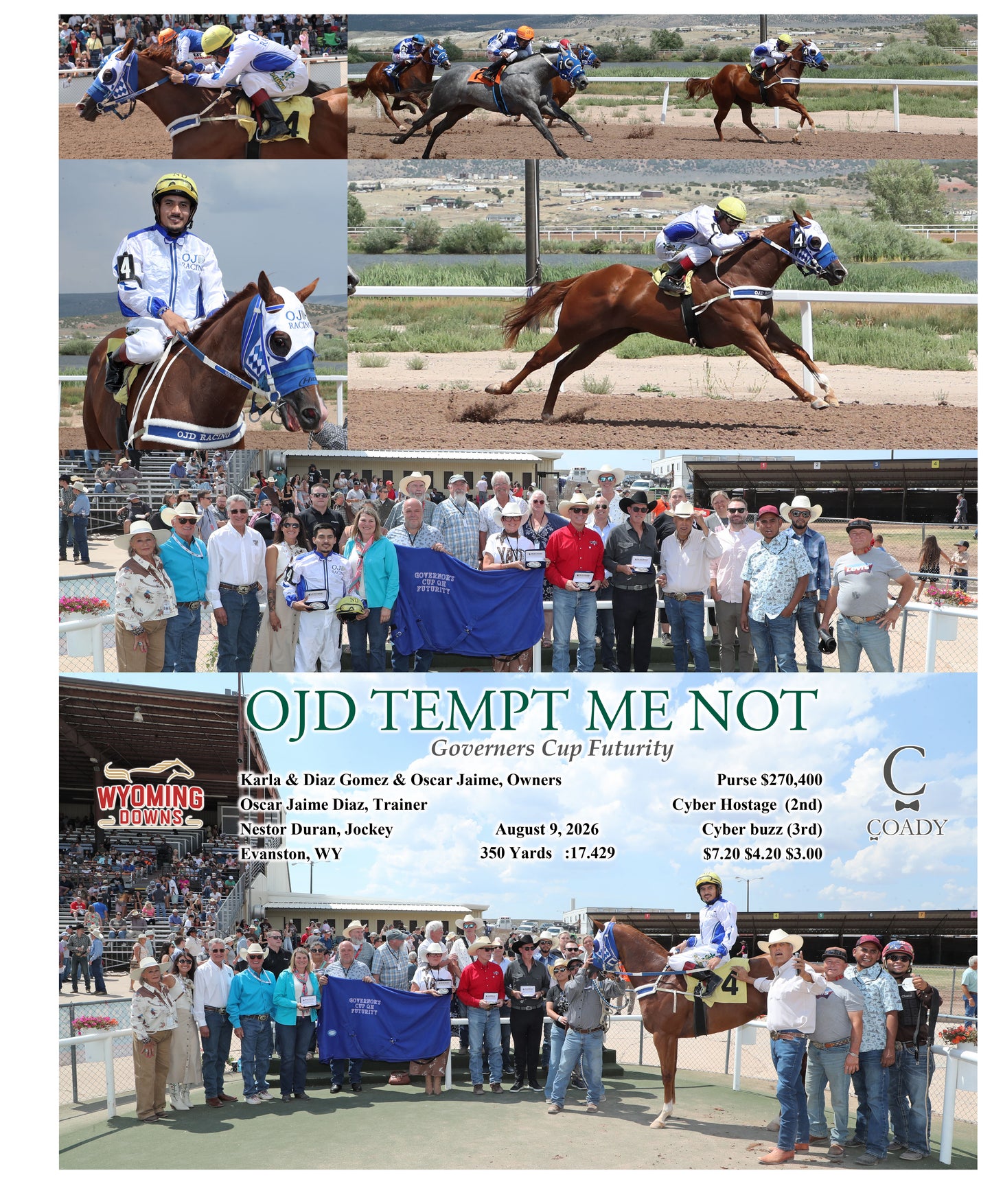 OJD TEMPT ME NOT - Governers Cup Futurity - 08-09-26 - R04 - WYO