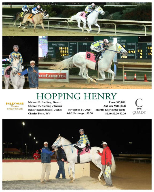 HOPPING HENRY - 11-14-25 - R04 - CT