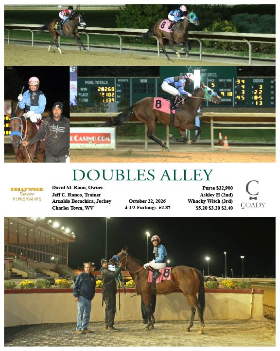 DOUBLES ALLEY - 10-22-26 - R05 - CT - Coady Media - Kurtis Coady Photography