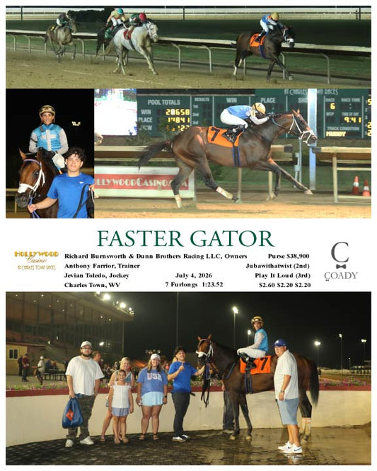 FASTER GATOR - 07-04-26 - R06 - CT