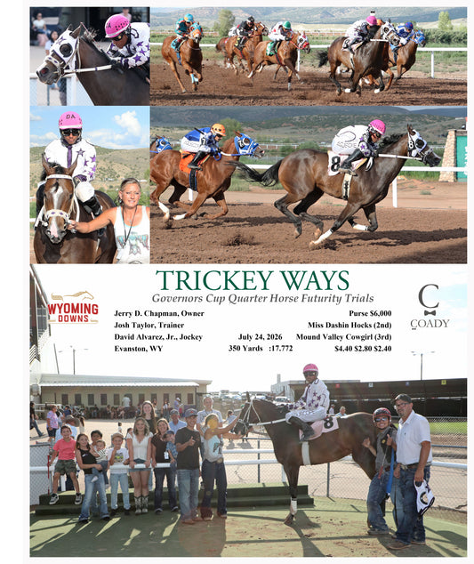 TRICKEY WAYS - Governors Cup Quarter Horse Futurity Trials - 07-24-26 - R09 - WYO