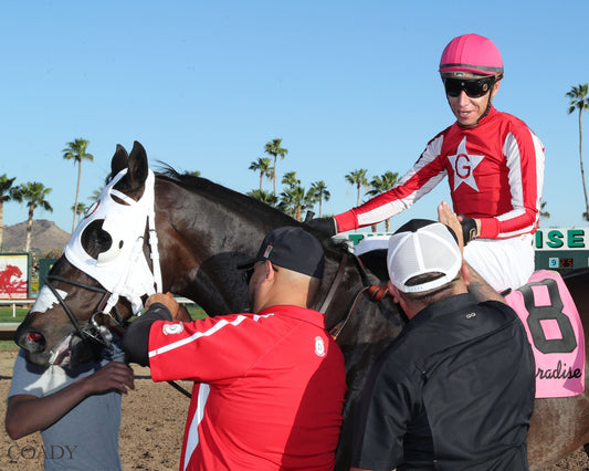 SALINE RIVER - Cotton Fitzsimmons Handicap - 03-21-26 - R07 - Turf Paradise -Return Shot - Coady Media - Kurtis Coady Photography
