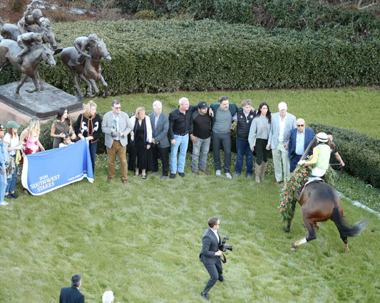 SILENT TACTIC - The Southwest Stakes G3 - 02-06-26 - R11 - OP - Winners Circle 01 - Coady Media - Kurtis Coady Photography