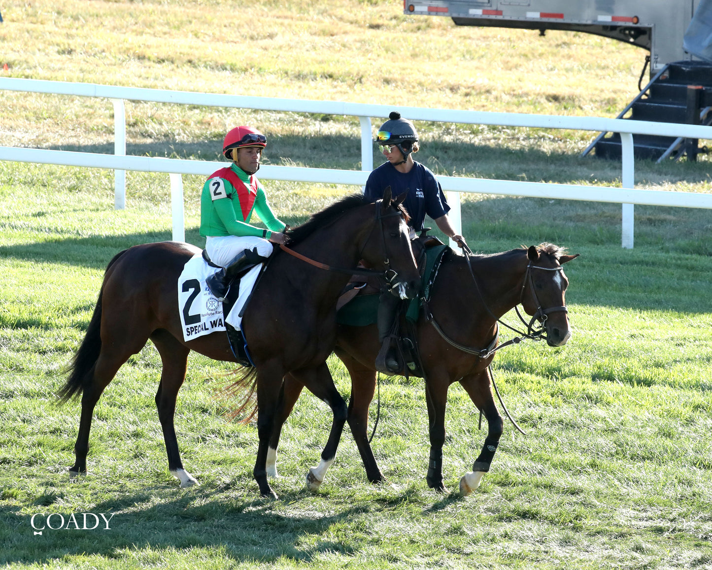 SPECIAL WAN - Resolute Racing Ladies Turf Stakes - 08-30-25 - R11 - KD - Post Parade 02 - Coady Media - Kurtis Coady Photography