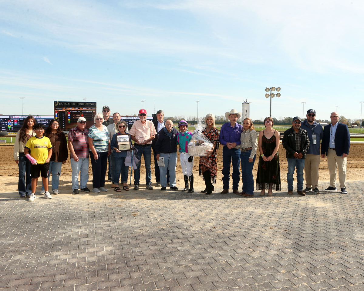 TIZ EDDIE - Gary Patrick Overnight Handicap - 3rd Running - 10-24-26 - R03 - Horseshoe Indiana - Presentation 01 - Sammantha Pagels