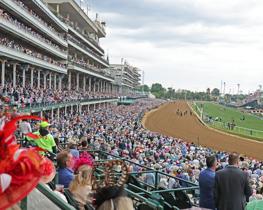 T O ELVIS - The Churchill Downs G1 - 05-02-26 - R10 - CD - Aerial First Turn Finish 01 - Coady Media - Kurtis Coady Photography