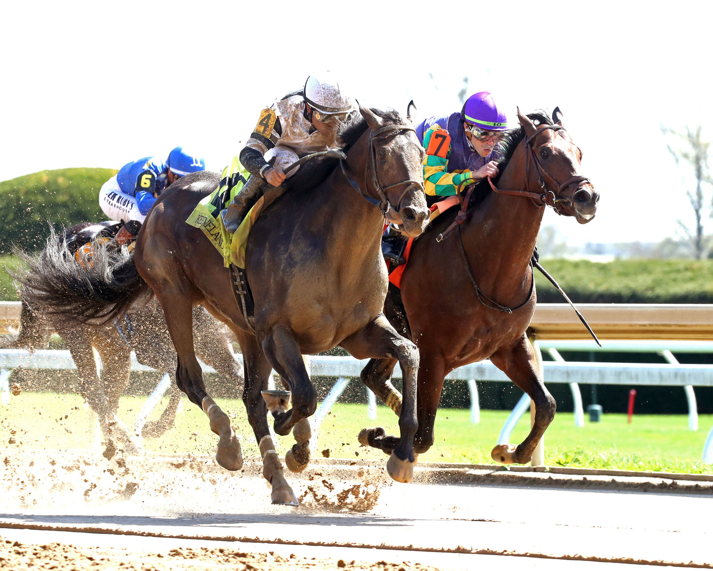 TROUBLE CALLING - 040326 - Race 05 - KEE  The Lafayette - 78th  Running - Finish 02 - Coady Media - Kurtis Coady Photography