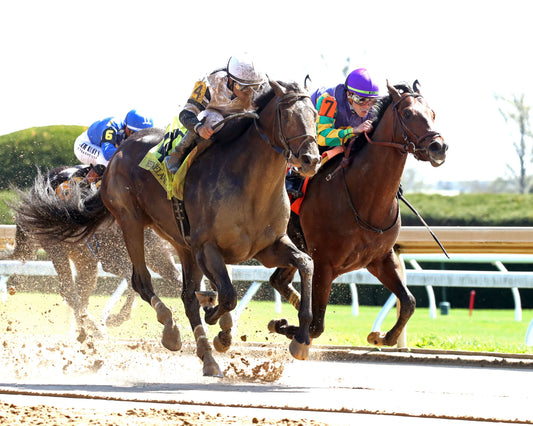 TROUBLE CALLING - 040326 - Race 05 - KEE  The Lafayette - 78th  Running - Finish 02 - Coady Media - Kurtis Coady Photography
