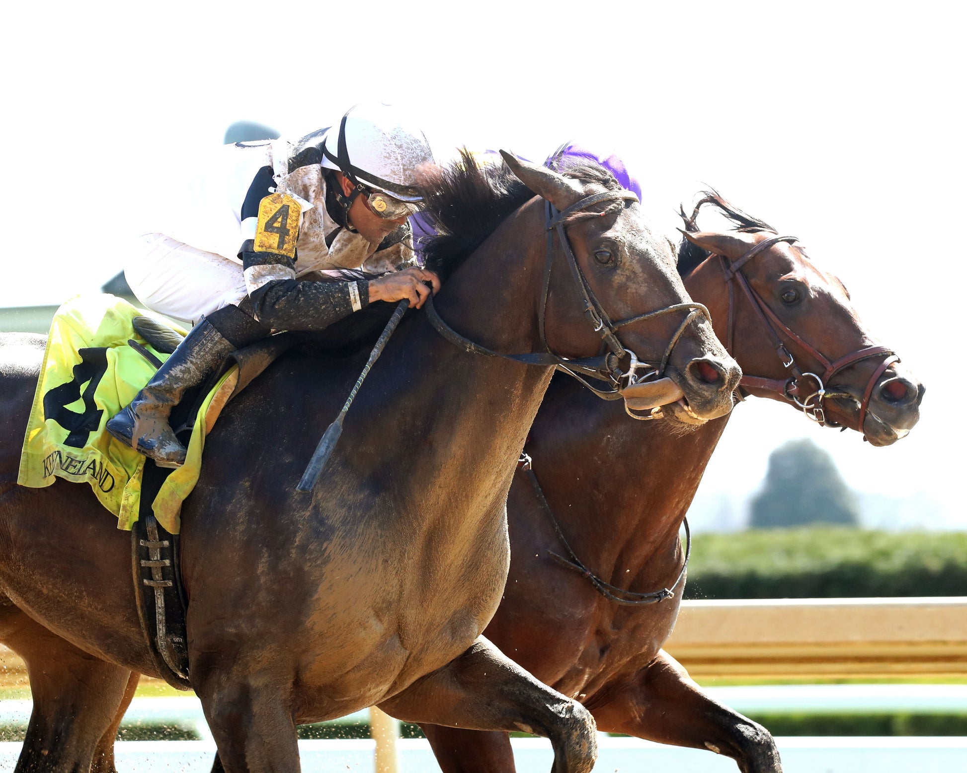 TROUBLE CALLING - 040326 - Race 05 - KEE  The Lafayette - 78th  Running - Finish 04 - Coady Media - Kurtis Coady Photography