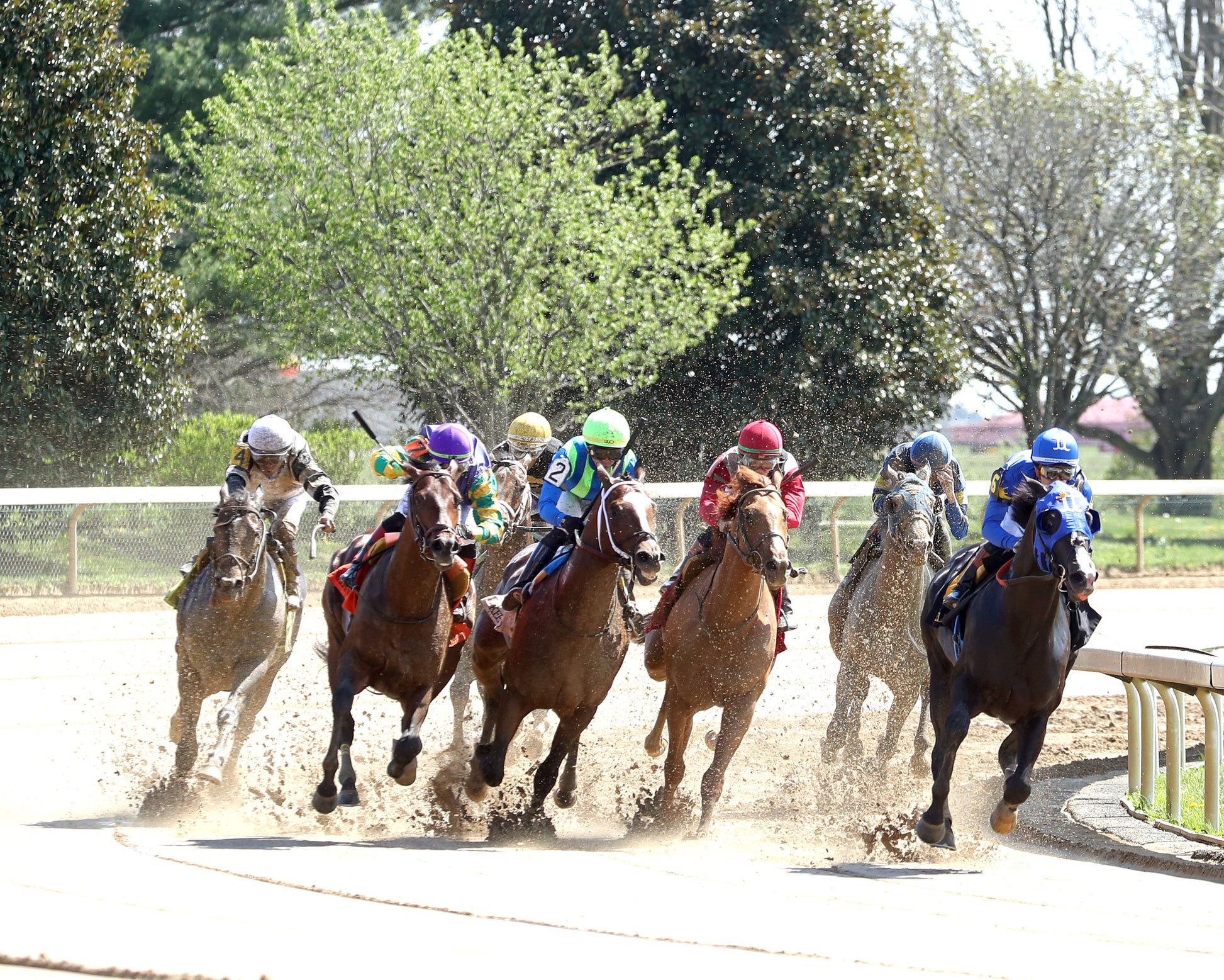 TROUBLE CALLING - 040326 - Race 05 - KEE  The Lafayette - 78th  Running - Turn 01 - Coady Media - Kurtis Coady Photography