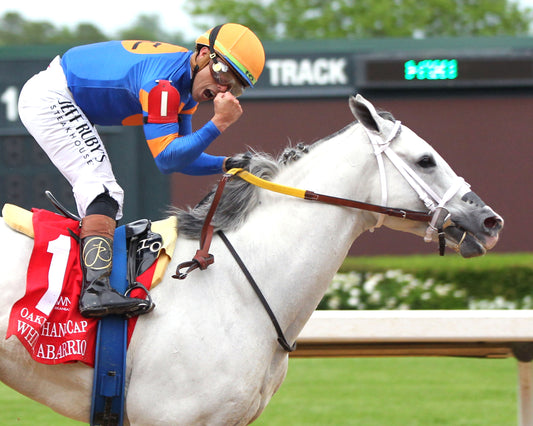 WHITE ABARRIO - Oaklawn Handicap G2 - 04-18-26 - R11 - Oaklawn Park - Celebration 02 - Coady Media - Kurtis Coady Photography