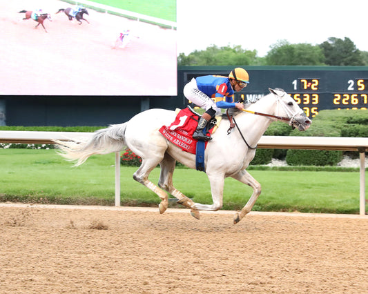 WHITE ABARRIO - Oaklawn Handicap G2 - 04-18-26 - R11 - Oaklawn Park - Finish 01 - Coady Media - Kurtis Coady Photography