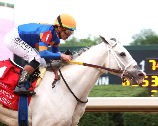 WHITE ABARRIO - Oaklawn Handicap G2 - 04-18-26 - R11 - Oaklawn Park - Finish 03 - Coady Media - Kurtis Coady Photography