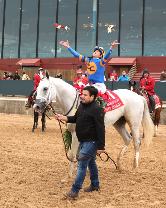 WHITE ABARRIO - Oaklawn Handicap G2 - 04-18-26 - R11 - Oaklawn Park - Flowers 02 - Coady Media - Kurtis Coady Photography