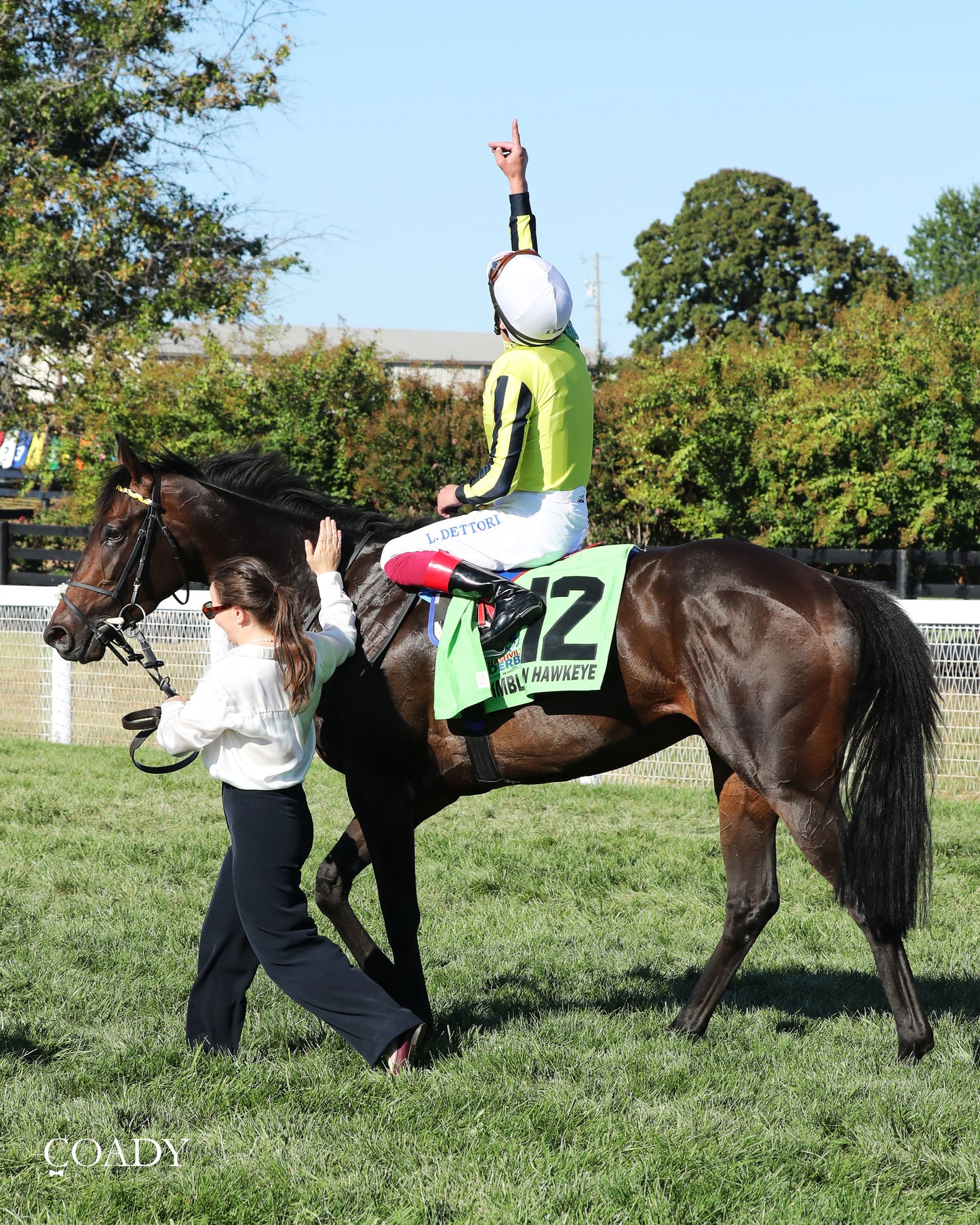 WIMBLEDON HAWKEYE - DK Horse Nashville Derby Invitational Stakes - 08-30-25 - Celebration 06 - Coady Media - Kurtis Coady Photography